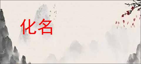 化名