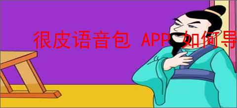 很皮语音包 <strong>APP</strong> 如何导入游戏