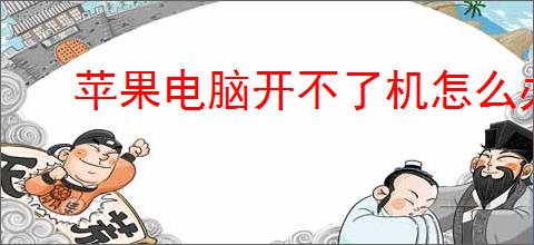 苹果电脑开不了机怎么办 如何重启