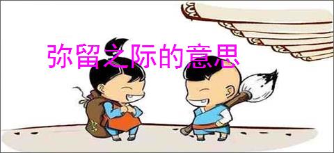 弥留之际的意思