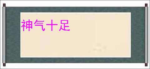 神气十足