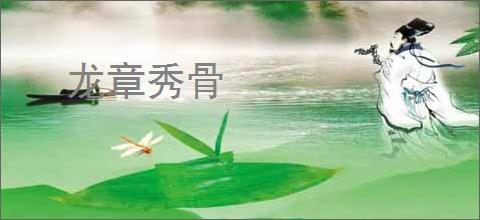 龙章秀骨