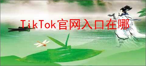 TikTok官网入口在哪