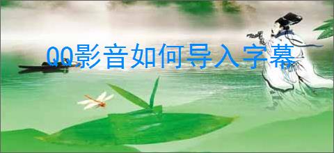 QQ影音如何导入字幕